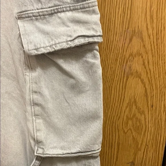 Zara Trendy Gray Cargo Pants size 4 - Picture 4 of 14
